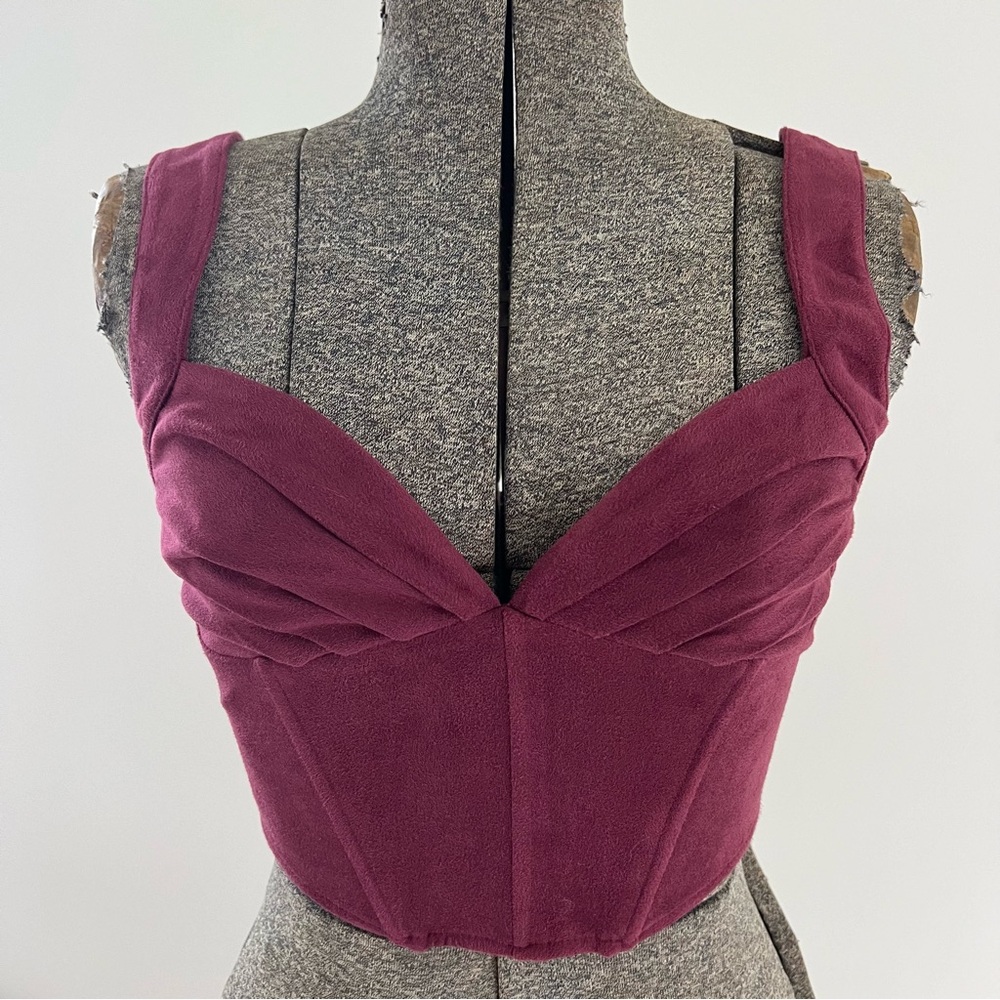 Lulu’s Suede Crop Top